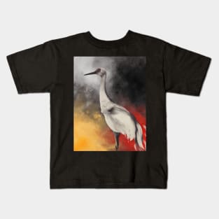 Sandhill Crane Kids T-Shirt